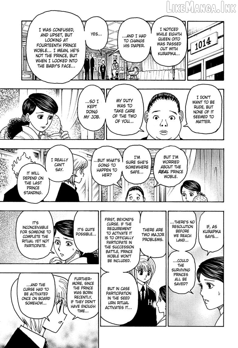 Hunter x Hunter, Chapter 414 image 09